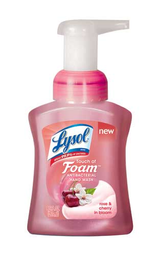 LYSOL TOUCH OF FOAM Antibacterial Hand Wash  Rose  Cherry in Bloom